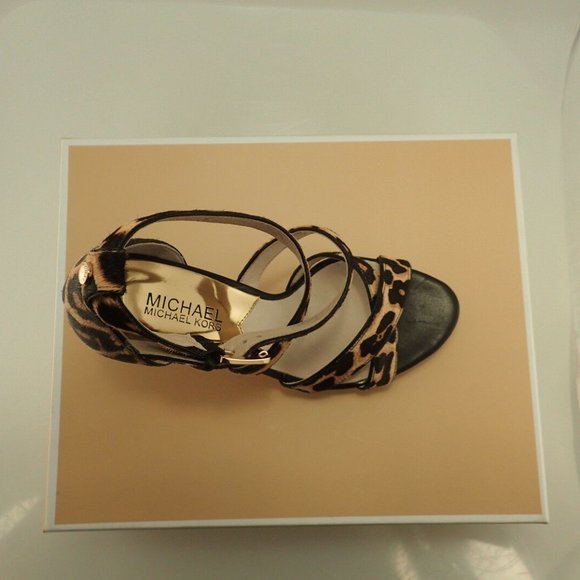 NIB MICHAEL KORS 40T5EIHA1H MK EVIE PLATFORM SZ. 9 - Picture 4 of 8